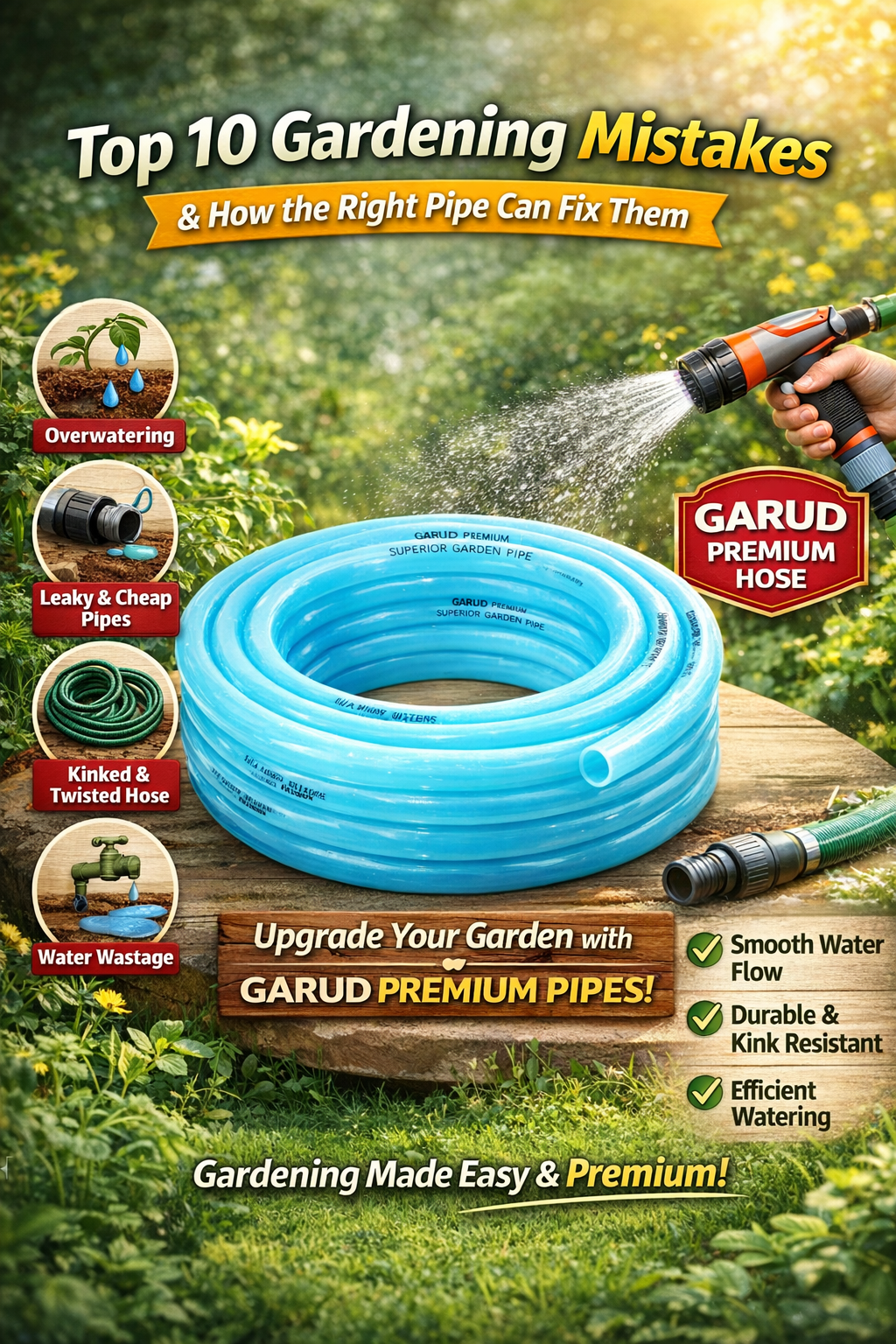 Top 10 Gardening Mistakes and How the Right Pipe Can Fix Them