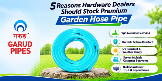 5 Reasons Hardware Dealers Should Stock Premium Garden Hose Pipe