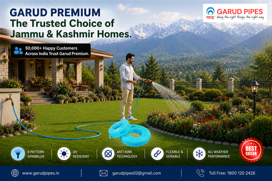 Kashmir Gardening Made Easy with Garud Premium Pipes
