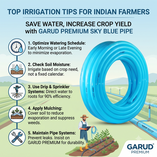 Top Irrigation Tips for Indian Farmers to Save Water and Increase Crop Yield
