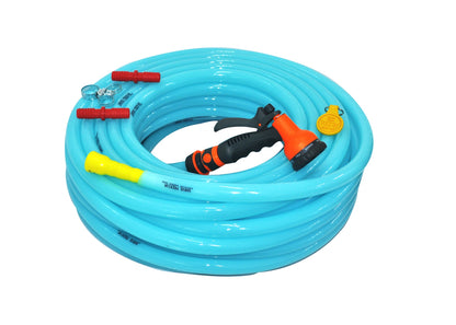 Combo - 8 Pattern Sprinkler & Garud™ PREMIUM Heavy Duty Garden Hose Water Pipe (0.75", 15M, 50ft)