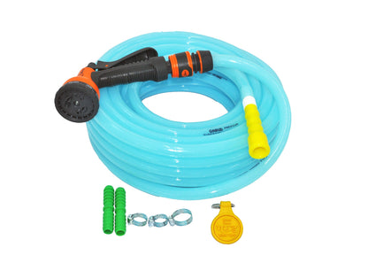 8 Pattern Sprinkler & Garud™ PREMIUM Heavy Duty Garden Hose Water Pipe (0.5", 20M, 65 ft)