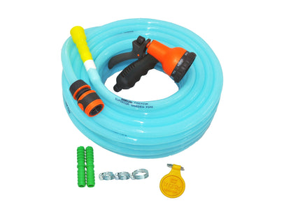 8 Pattern Sprinkler & Garud™ PREMIUM Heavy Duty Garden Hose Water Pipe (0.5", 20M, 65 ft)