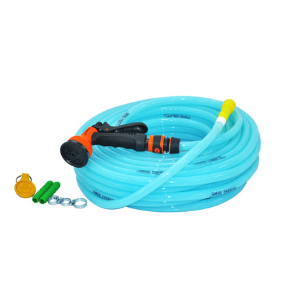 Combo - 8 Pattern Sprinkler & Garud™ PREMIUM Heavy Duty Garden Hose Water Pipe (0.5", 30M, 100 ft)